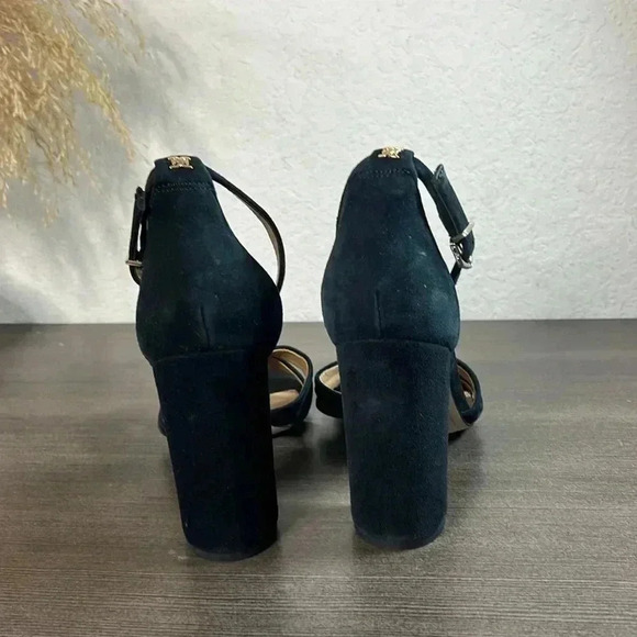 Sam Edelman Yancy Block Heel Ankle Strap Sandals - Picture 5 of 7